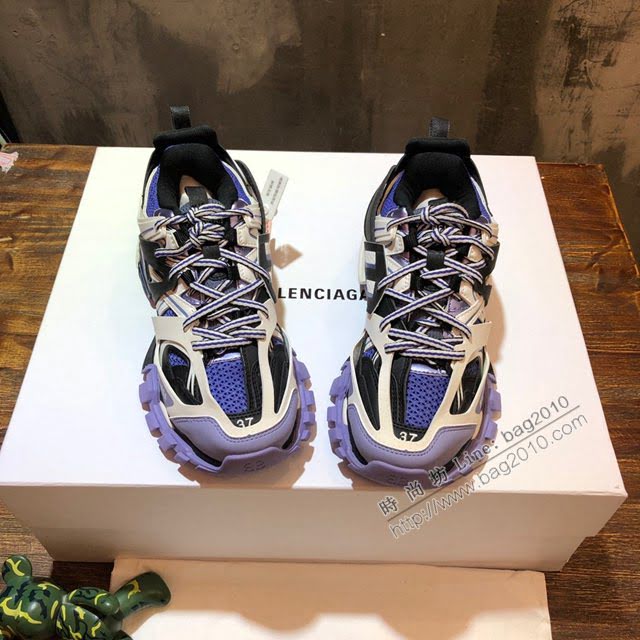 Balenciaga經典爆款女鞋 巴黎世家頂級版本三代復古運動姥爺鞋 3代Triple-S老爹鞋  hdbl1107